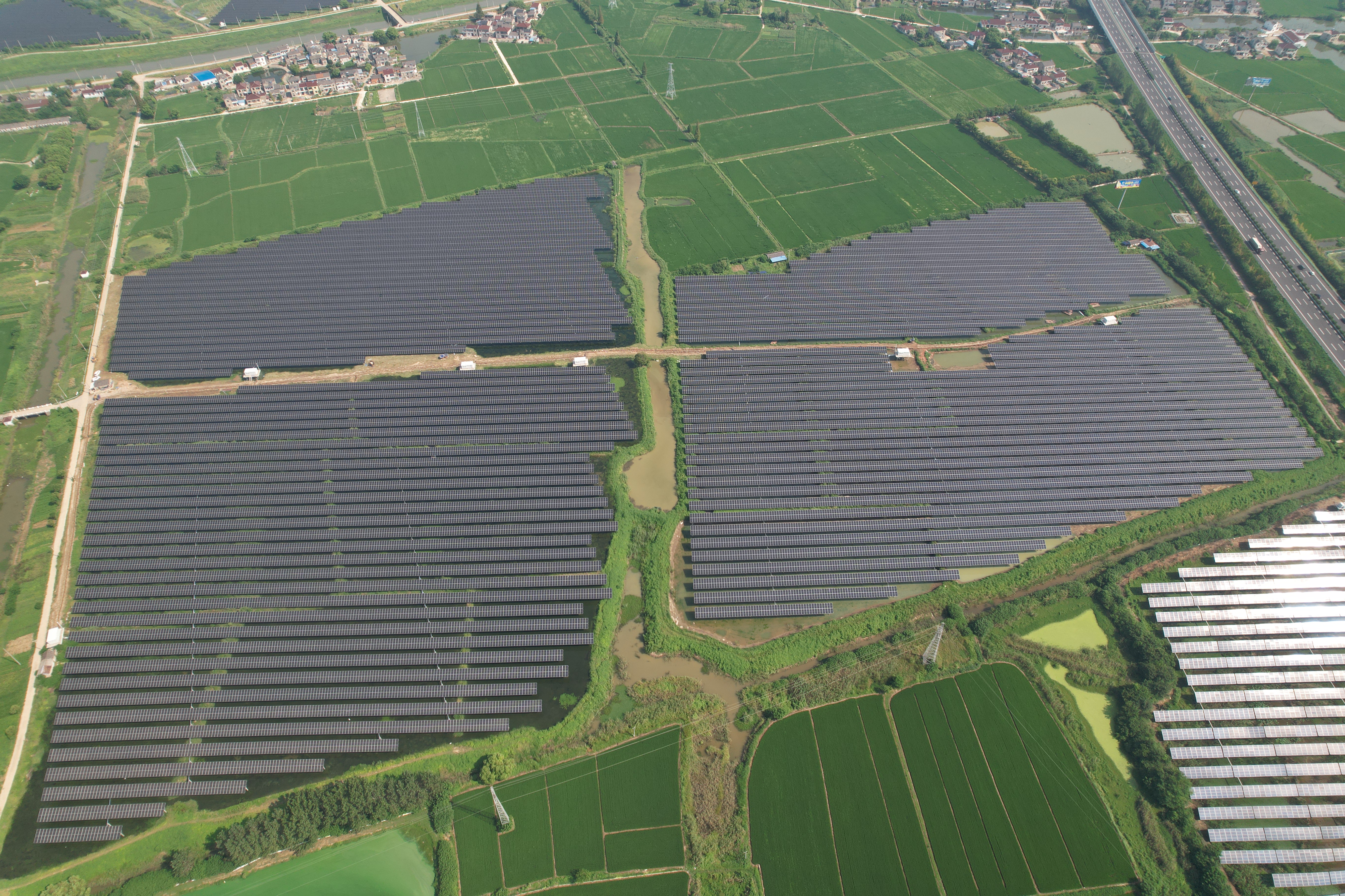 国能镇江宝堰80MW渔光互补光伏电站