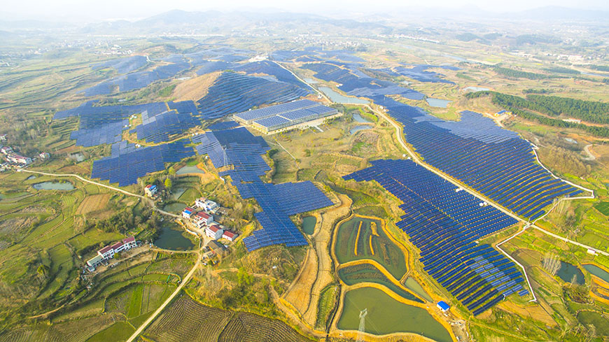信义红安80MW山地电站